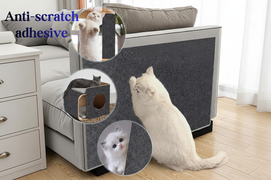 Anti-scratch adhesive