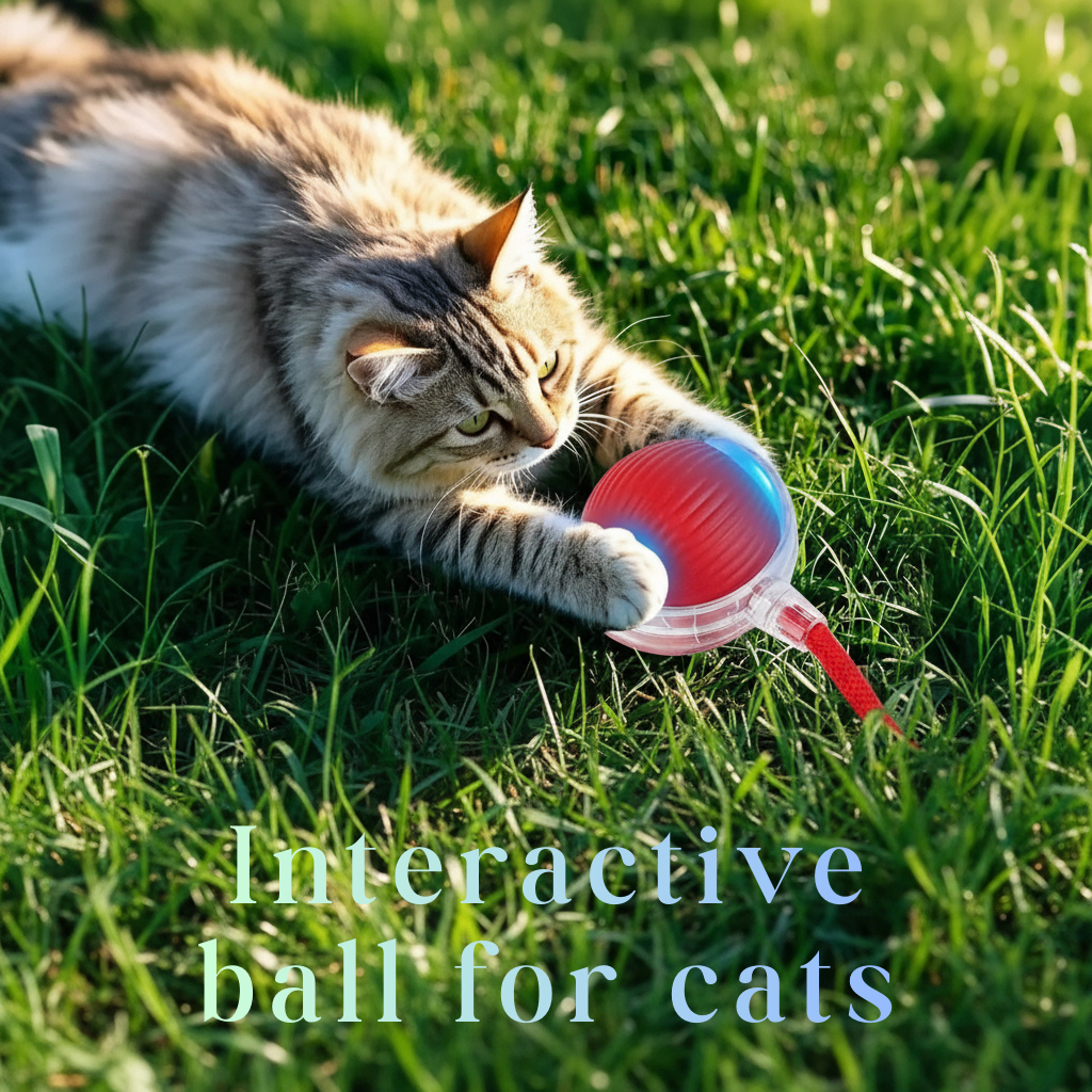 Interactive ball for pets