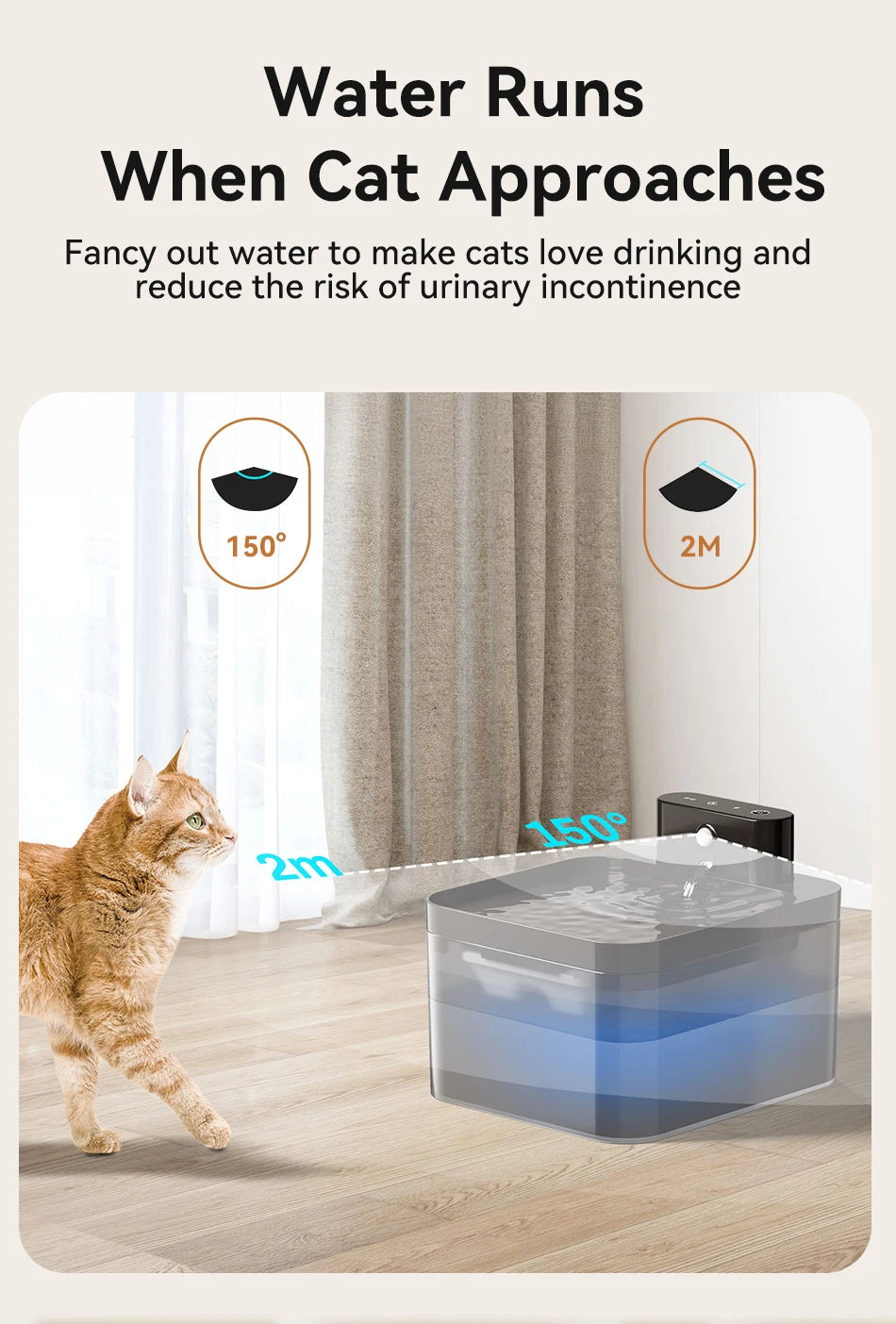 Automatic water fountain