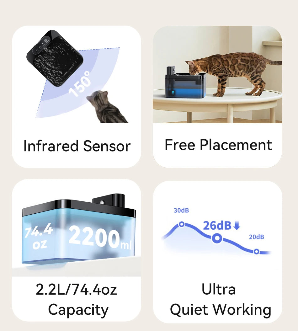 Automatic water fountain