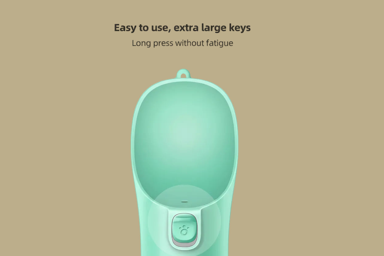 Portable water bottle for dogs