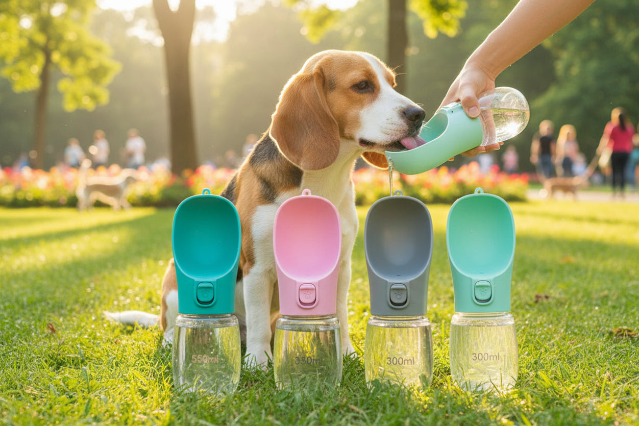 Portable water bottle for dogs
